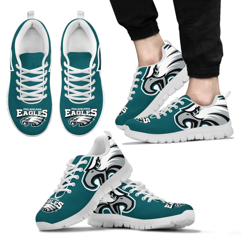 Gorgeous Logo Philadelphia Eagles Sneakers