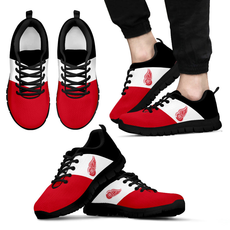 Separate Colours Section Superior Detroit Red Wings Sneakers