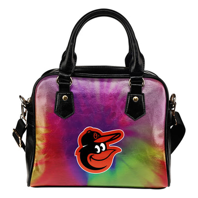 Rainbow Dynamic Mix Colours Gorgeous Baltimore Orioles Shoulder Handbags