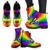 Colorful Rainbow Los Angeles Rams Boots
