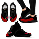 Valentine Love Red Colorful Arizona Cardinals Sneakers