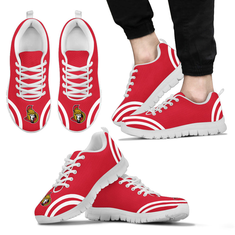 Lovely Curves Stunning Logo Icon Ottawa Senators Sneakers