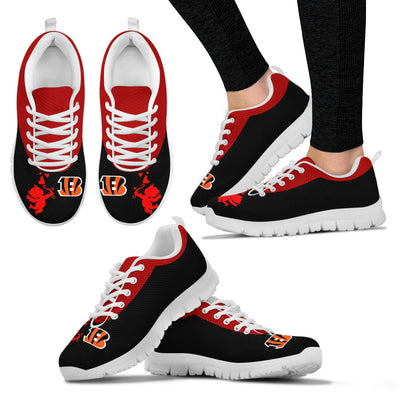 Cute Cupid Angel Background Cincinnati Bengals Sneakers