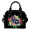Awesome Tennessee Titans Shoulder Handbags Floral Rose Valentine Logo