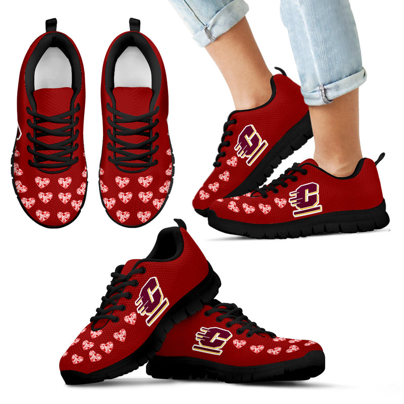 Love Extreme Emotion Pretty Logo Central Michigan Chippewas Sneakers