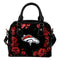 Valentine Rose With Thorns Denver Broncos Shoulder Handbags