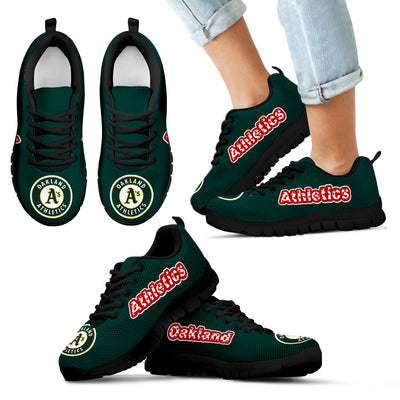 Magnificent Oakland Athletics Amazing Logo Sneakers