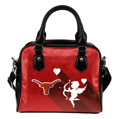 Superior Cupid Love Delightful Texas Longhorns Shoulder Handbags