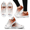 Leopard Pattern Awesome Denver Broncos Sneakers