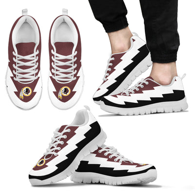 Jagged Saws Creative Draw Washington Redskins Sneakers