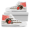 Flag Rugby Cleveland Browns High Top Shoes