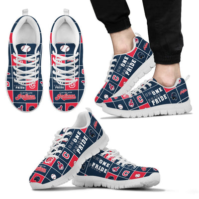 Colorful Pride Flag Cleveland Indians Sneakers