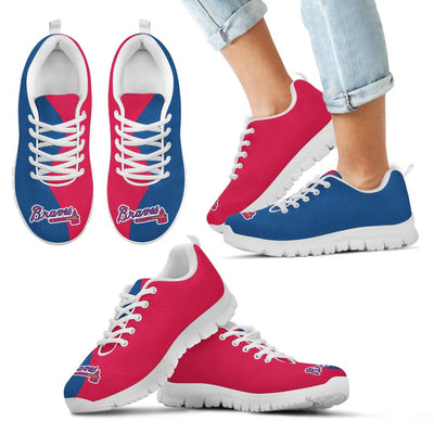 Two Colors Trending Lovely Atlanta Braves Sneakers