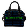 Colorful Akron Zips Stunning Letters Shoulder Handbags