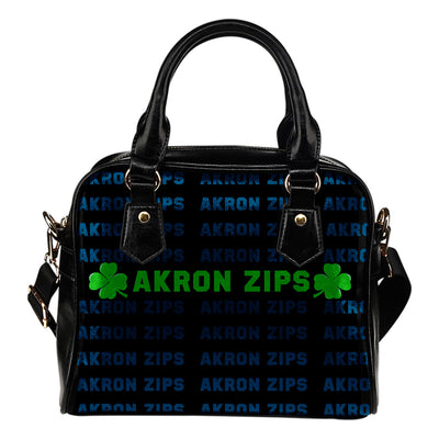Colorful Akron Zips Stunning Letters Shoulder Handbags
