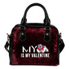 My Love Valentine Fashion Fresno State Bulldogs Shoulder Handbags