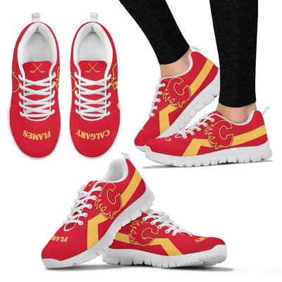 Calgary Flames Line Logo Sneakers