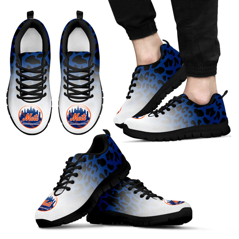 Leopard Pattern Awesome New York Mets Sneakers