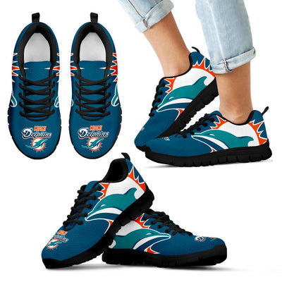 Gorgeous Logo Miami Dolphins Sneakers