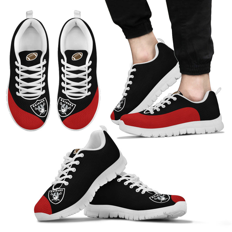 Valentine Love Red Colorful Oakland Raiders Sneakers