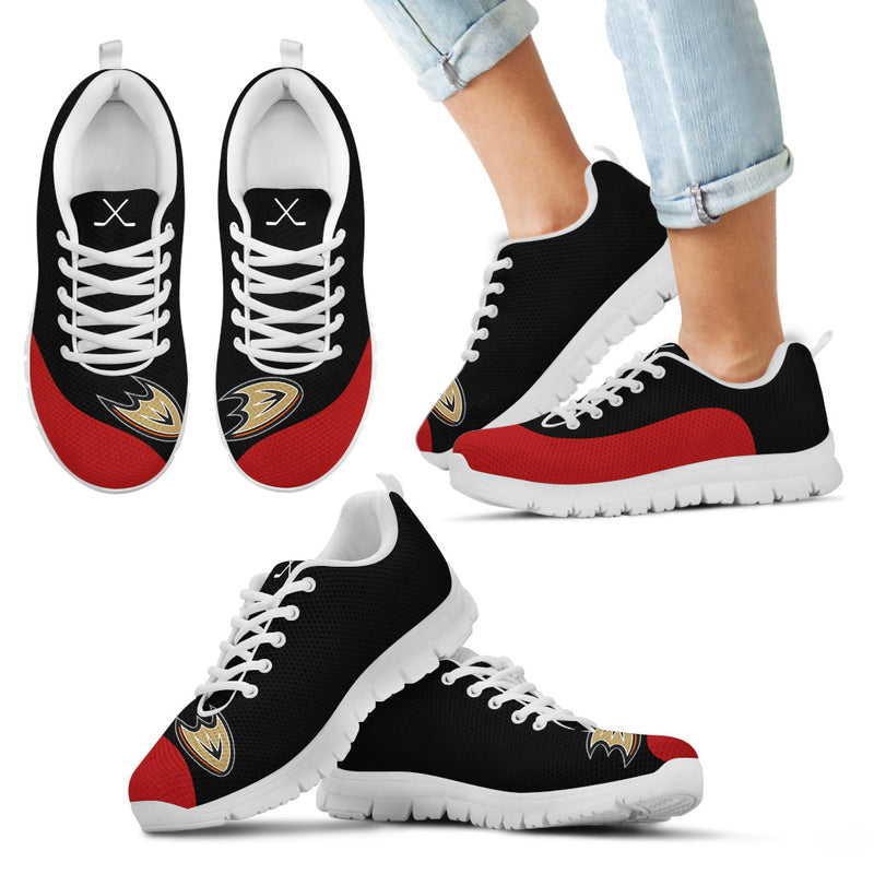 Valentine Love Red Colorful Anaheim Ducks Sneakers