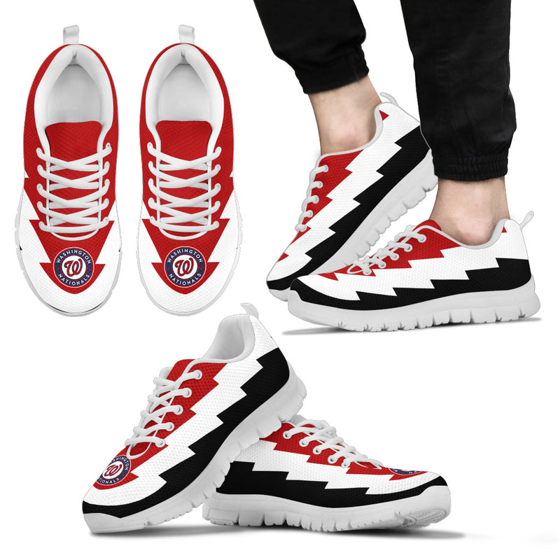 Funny Washington Nationals Sneakers Jagged Saws Creative Draw