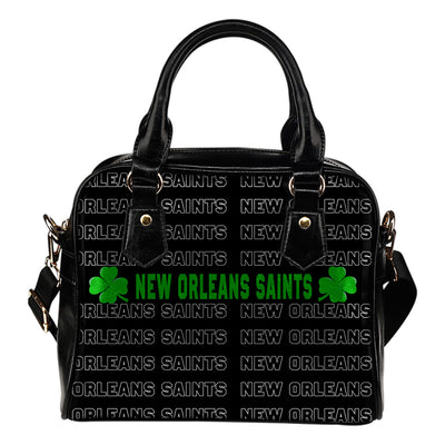 Colorful New Orleans Saints Stunning Letters Shoulder Handbags
