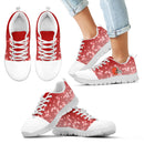 Heart Flying Valentine Sweet Logo Cleveland Browns Sneakers