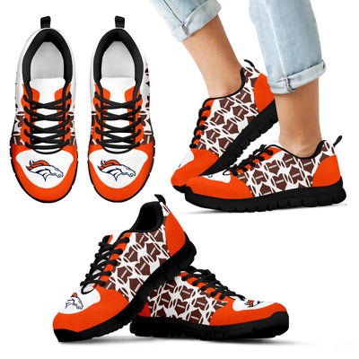 Great Football Love Frame Denver Broncos Sneakers