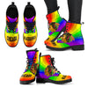 Colorful Rainbow Chicago Blackhawks Boots