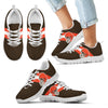 Three Colors Vertical Cleveland Browns Sneakers