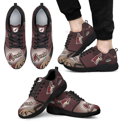 Awesome Arizona Coyotes Running Sneakers For Hockey Fan