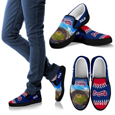 Proud Of Stadium Atlanta Braves Slip-on Shoes