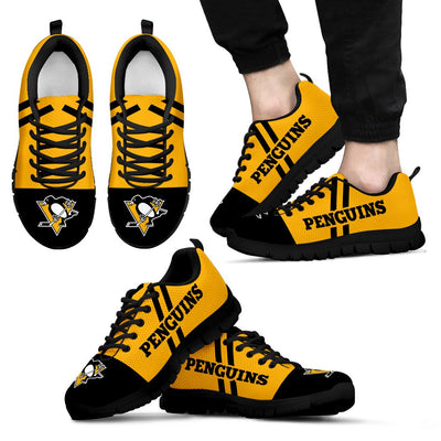 Line Stripe Logo Bottom Pittsburgh Penguins Sneakers