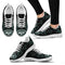 Tribal Flames Pattern New York Jets Sneakers