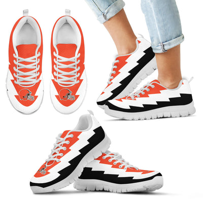 Jagged Saws Creative Draw Cleveland Browns Sneakers