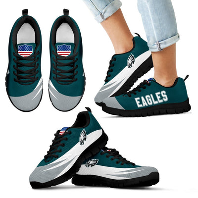 Awesome Gift Logo Philadelphia Eagles Sneakers