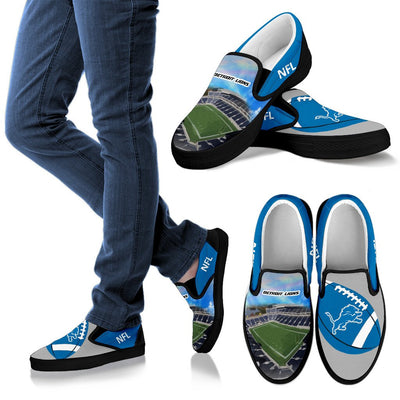 Proud Of Stadium Detroit Lions Slip-on Shoes