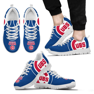 Gorgeous Logo Chicago Cubs Sneakers