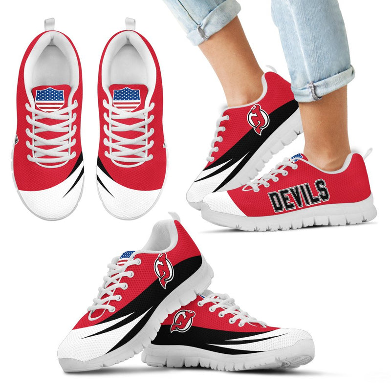 Awesome Gift Logo New Jersey Devils Sneakers