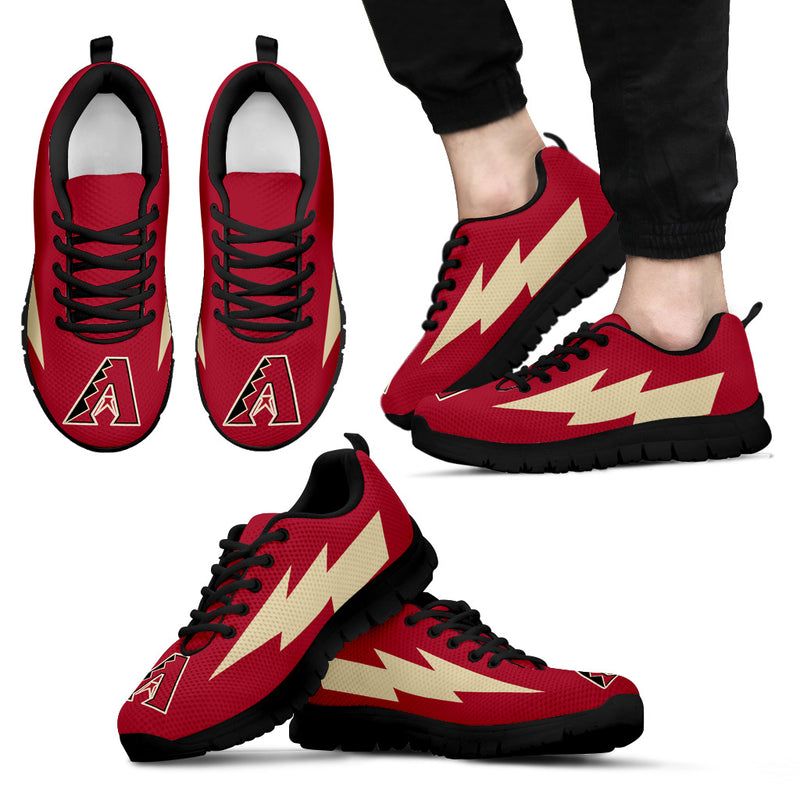 Pretty Arizona Diamondbacks Sneakers Thunder Lightning Amazing Logo