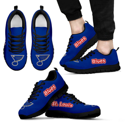 Magnificent St. Louis Blues Amazing Logo Sneakers