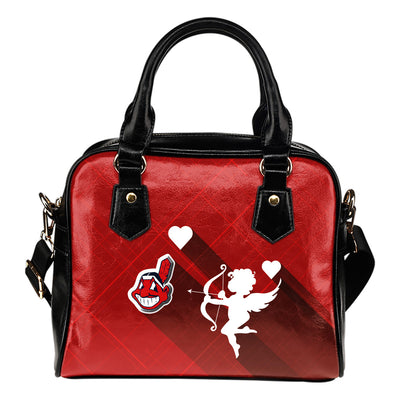 Superior Cupid Love Delightful Cleveland Indians Shoulder Handbags