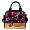 Personalized American Football Awesome Central Michigan Chippewas Shoulder Handbag