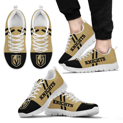 Line Stripe Logo Bottom Vegas Golden Knights Sneakers