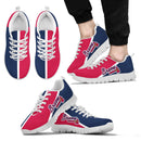 Dynamic Aparted Colours Beautiful Logo Atlanta Braves Sneakers