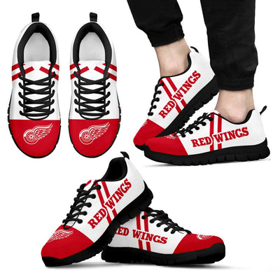 Line Stripe Logo Bottom Detroit Red Wings Sneakers