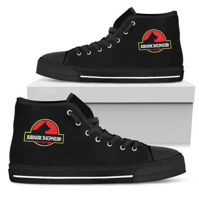 Jurassic Park German Shepherd High Top Shoes