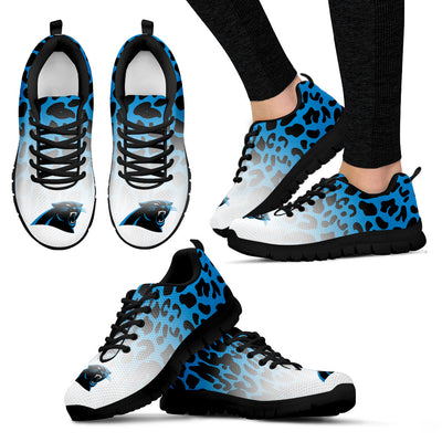 Leopard Pattern Awesome Carolina Panthers Sneakers