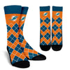 Gorgeous Miami Dolphins Argyle Socks